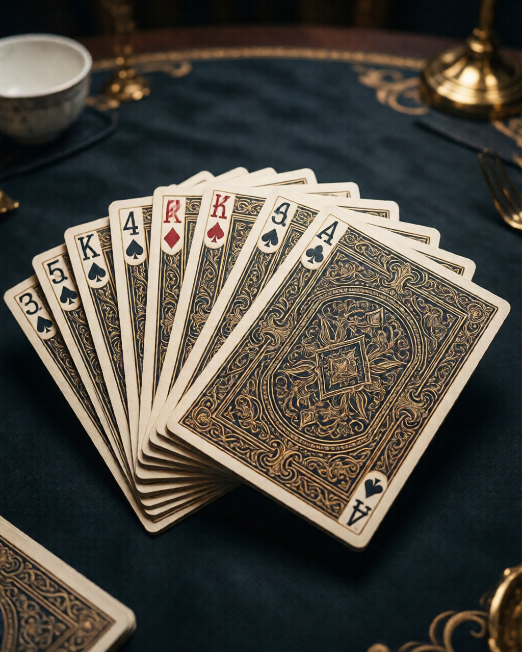 Card game table scene — গেম নোটস