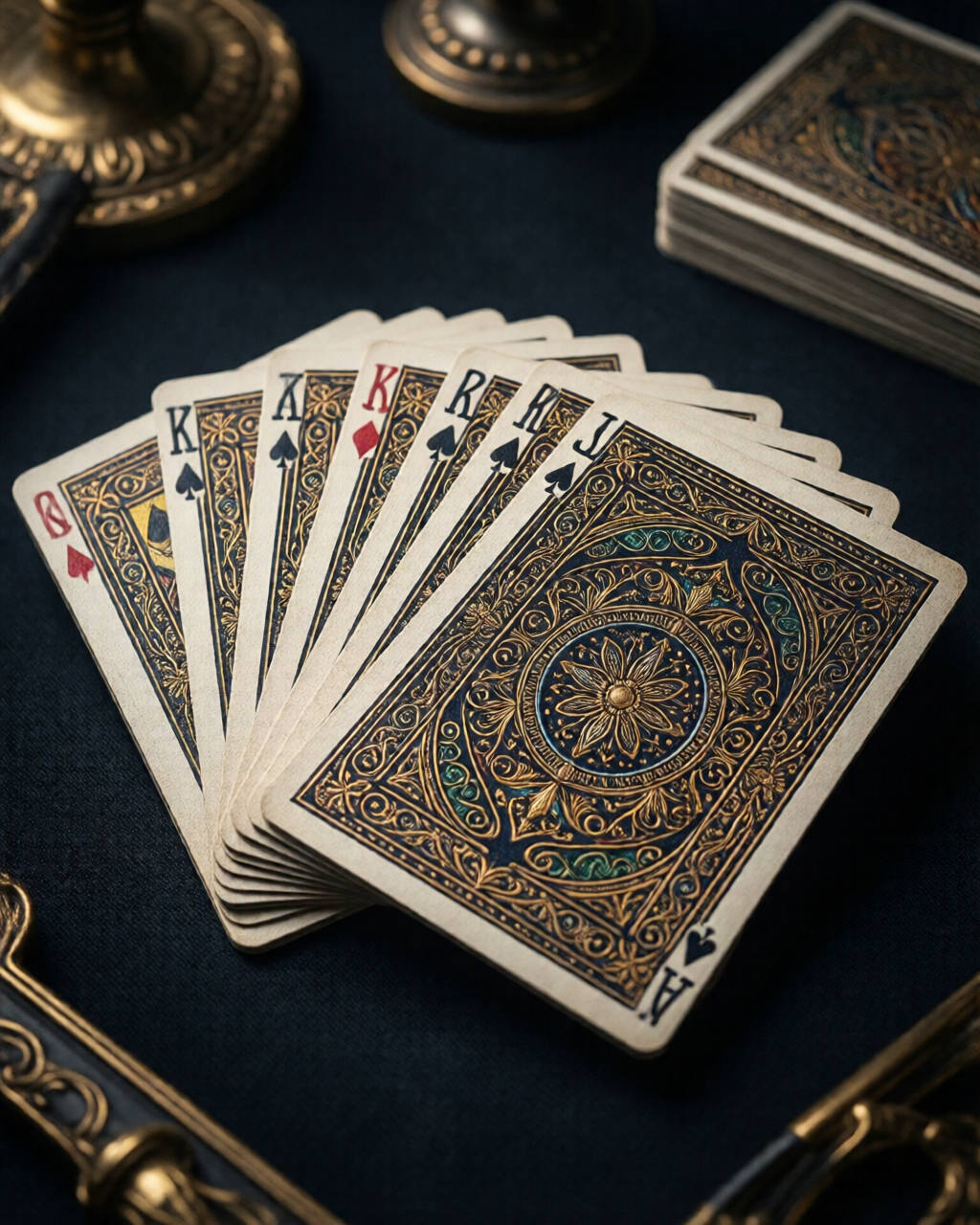 Card game table scene — রামি টিপস