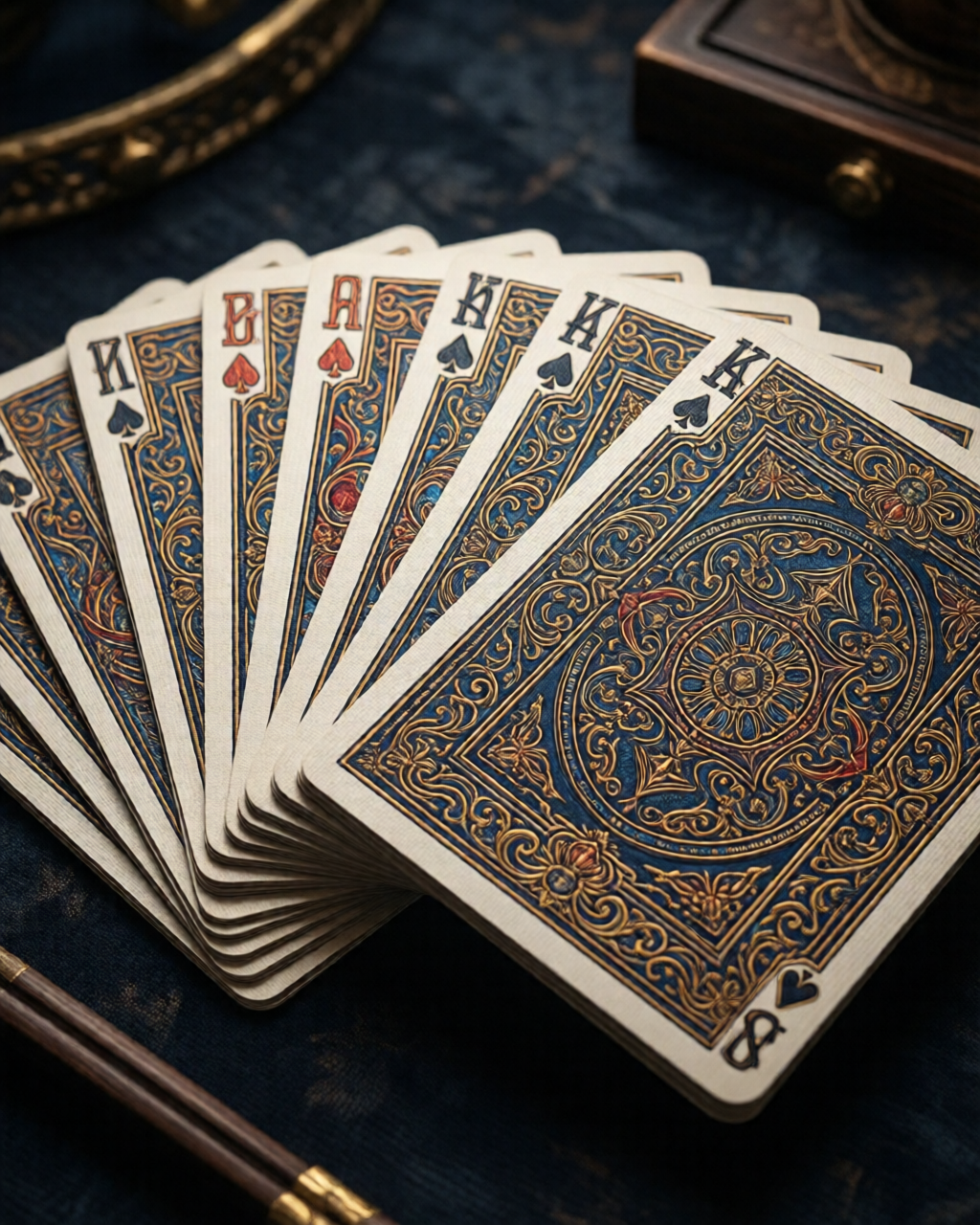 Card game table scene — গেম নোটস
