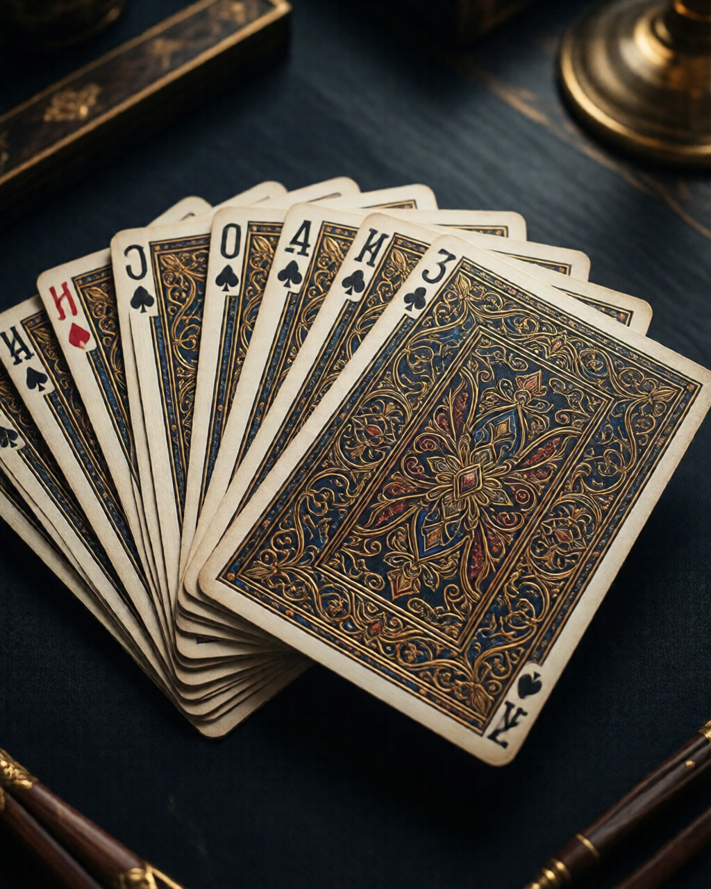 Card game table scene — গেম নোটস