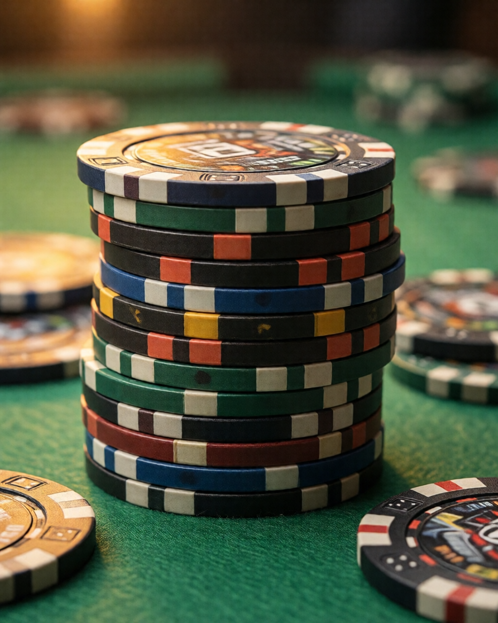 Card game table scene — کارڈ گیمز