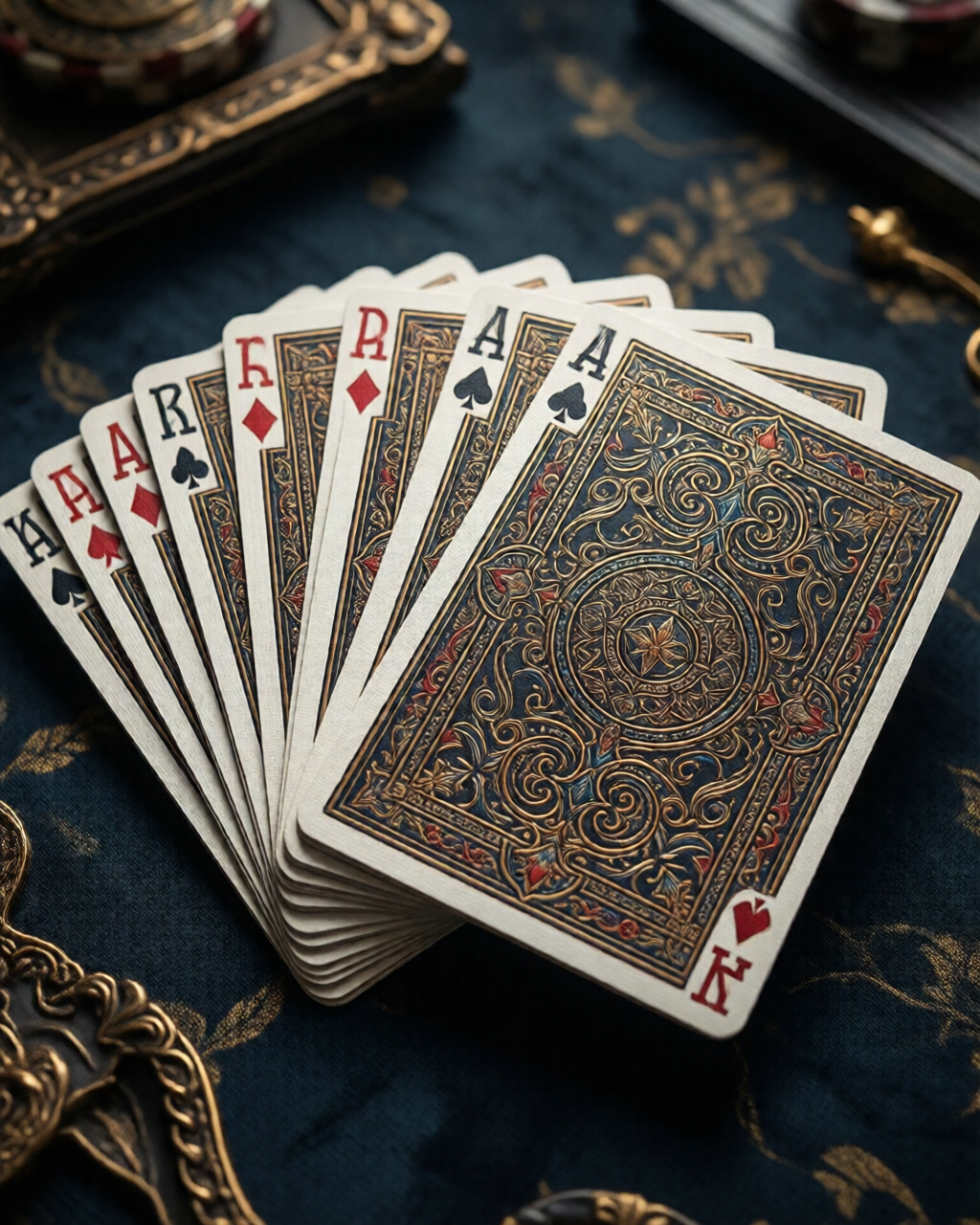 Card game table scene — کارڈ گیمز