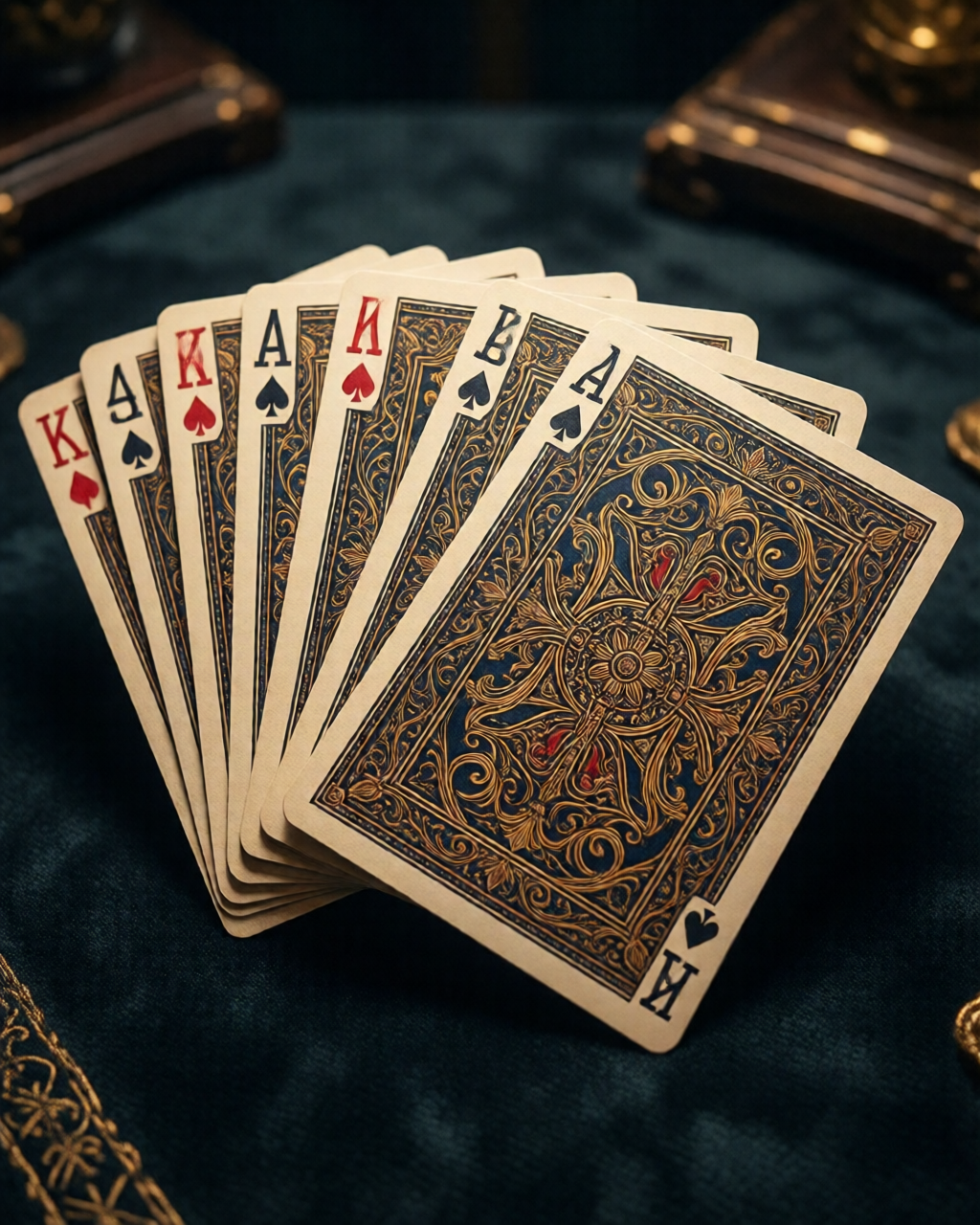 Card game table scene — তিন পাত্তি গাইড