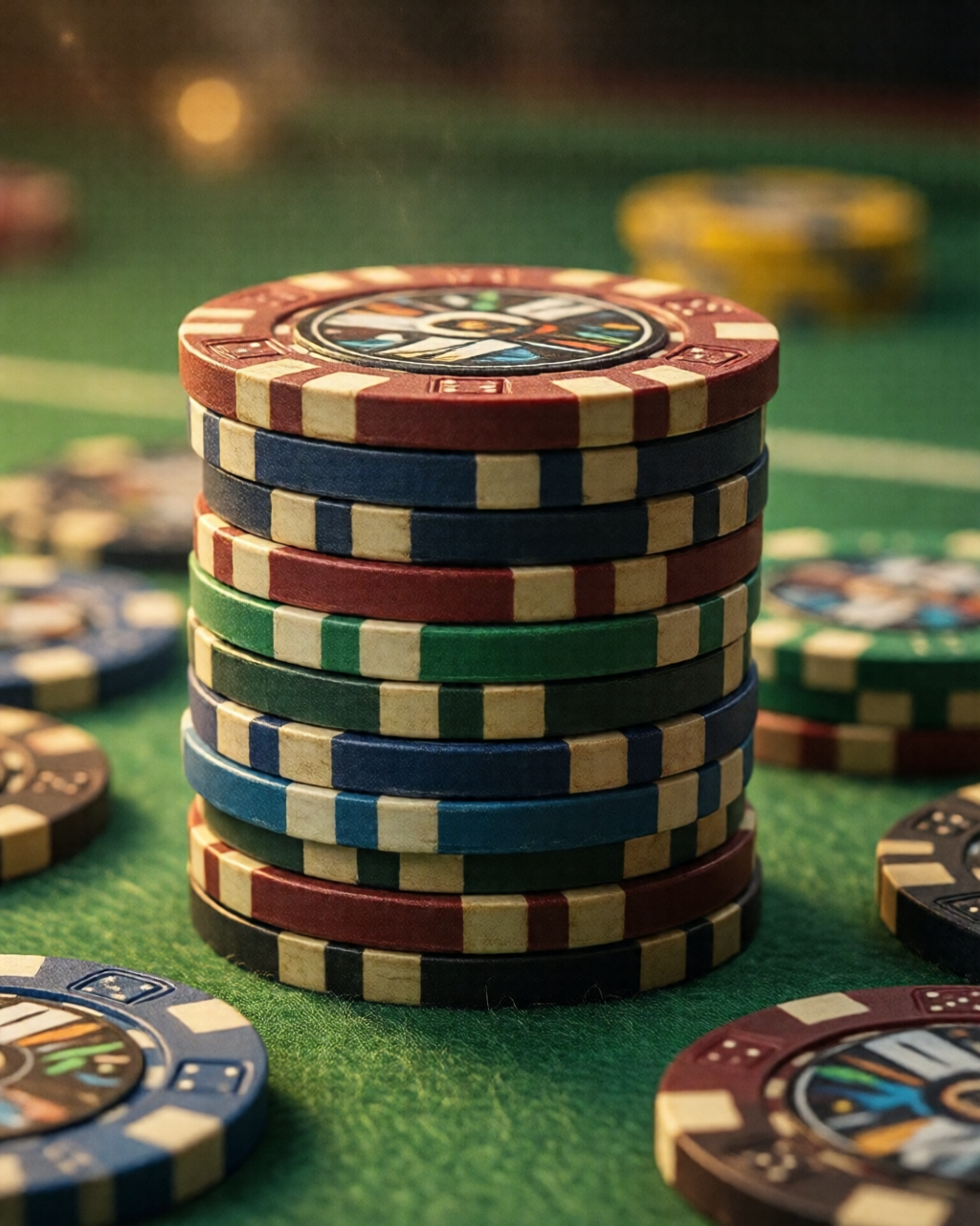 Card game table scene — কার্ড মাস্টার