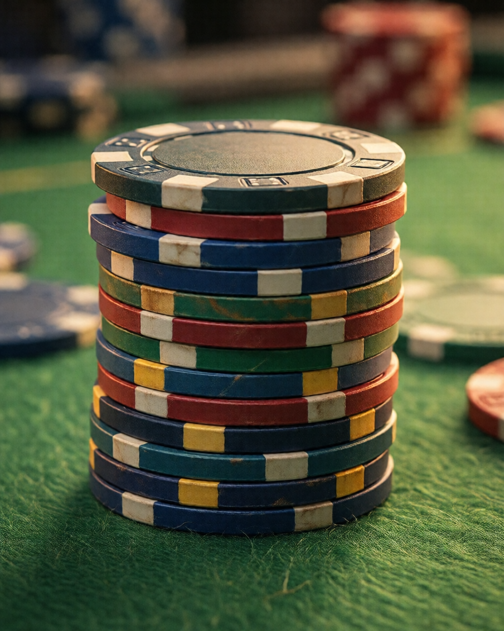 Card game table scene — হাত পড়া