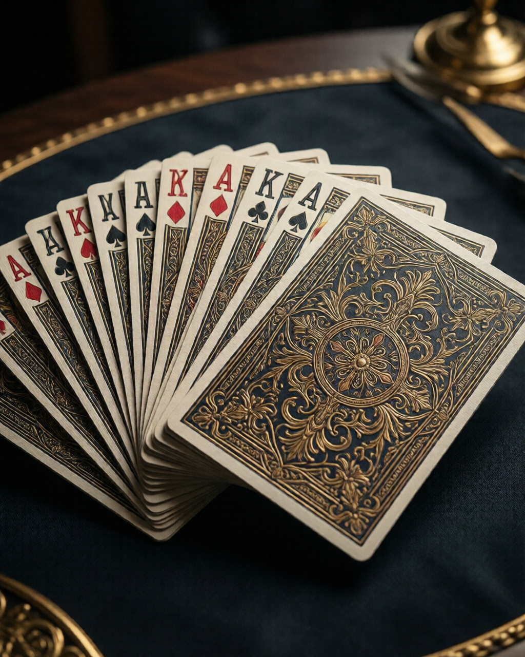 Card game table scene — पत्ती की कहानी