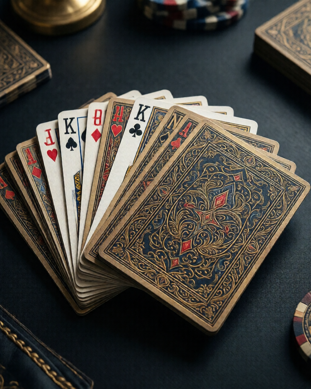 Card game table scene — पत्ती की कहानी