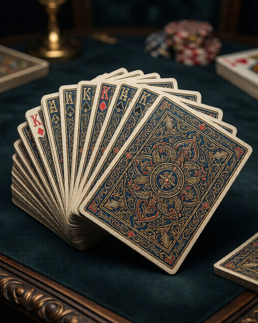 Card game table scene — रम्मी टिप्स