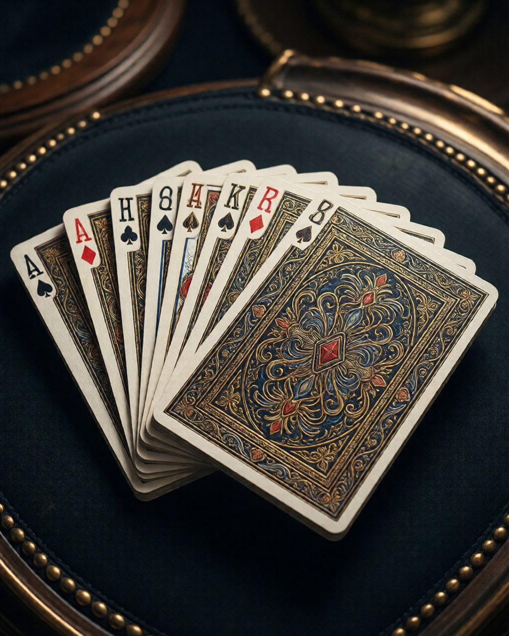 Card game table scene — کارڈ گیمز