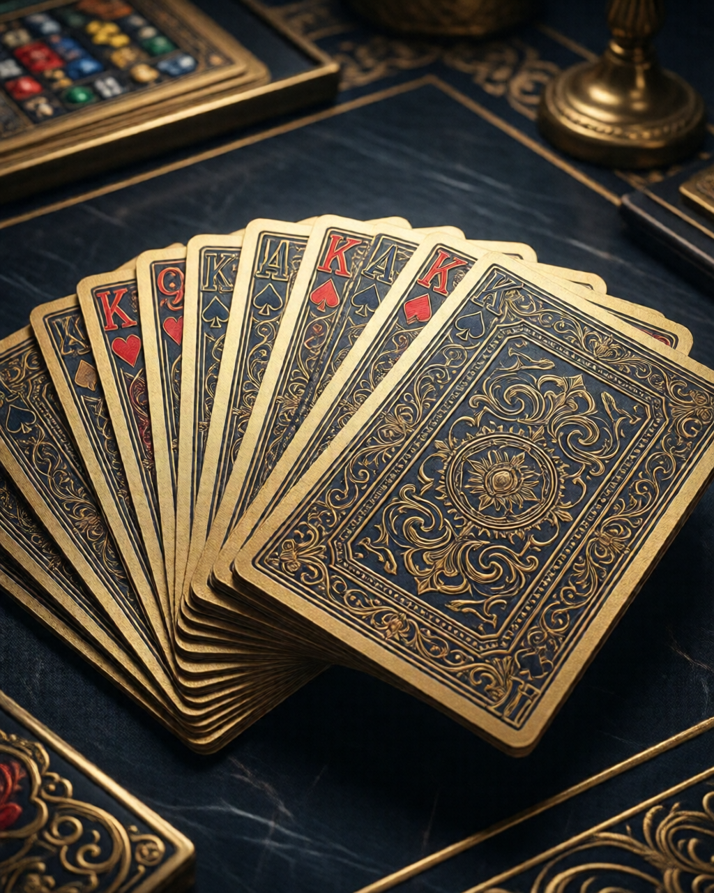 Card game table scene — کارڈ گیمز