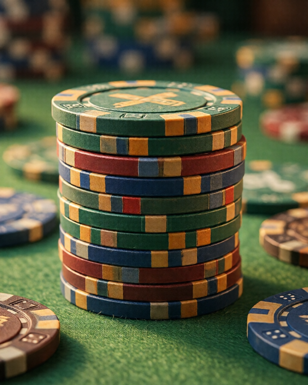 Card game table scene — کارڈ ماسٹر