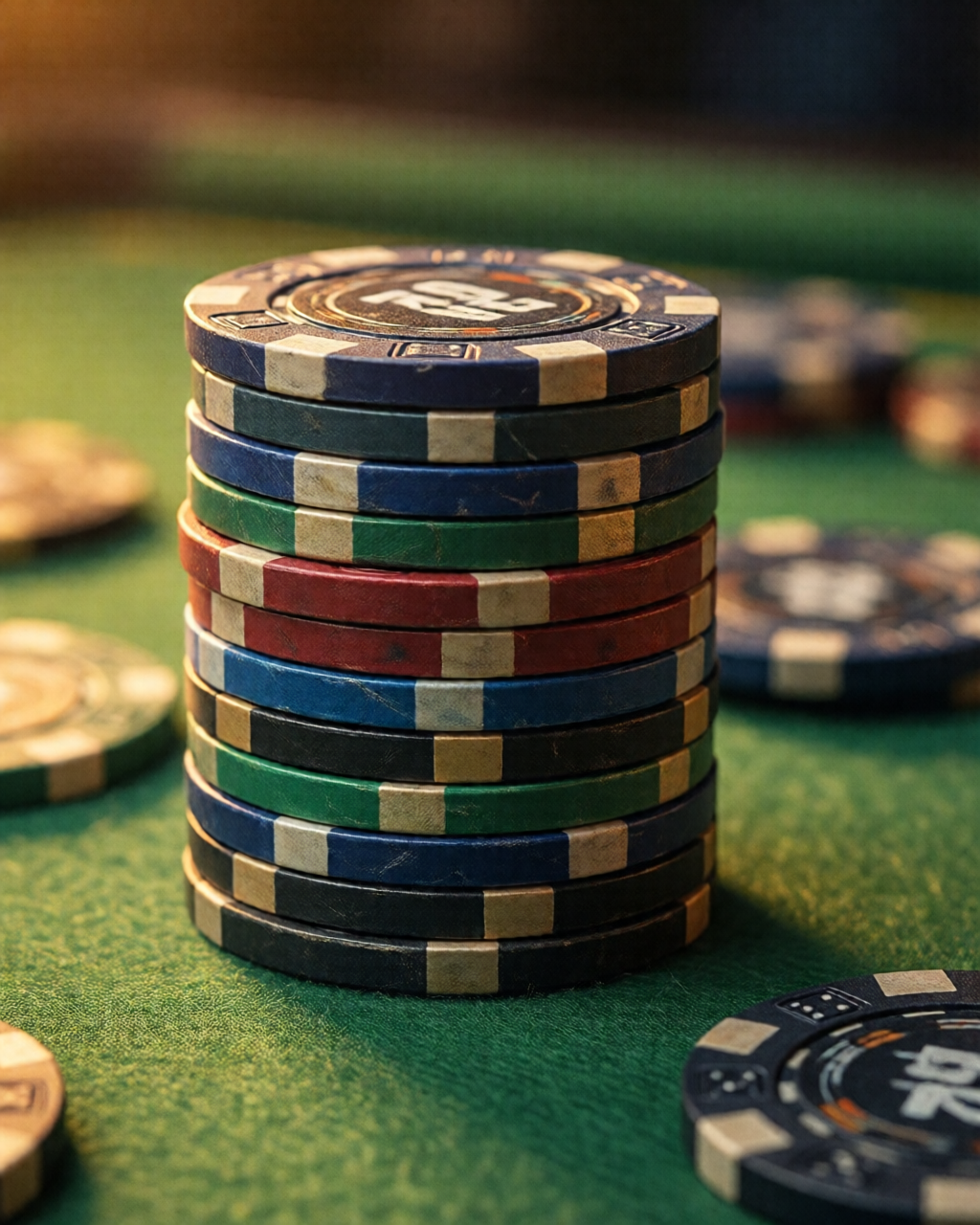 Card game table scene — کارڈ گیمز