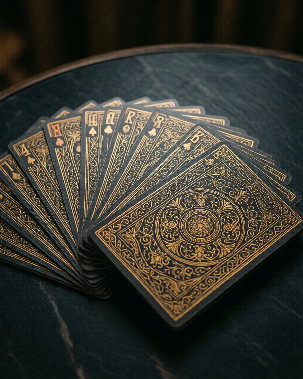 Card game table scene — کارڈ گیمز