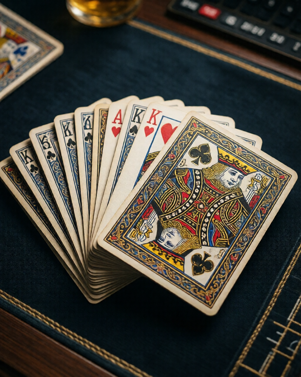 Card game table scene — کارڈ گیمز
