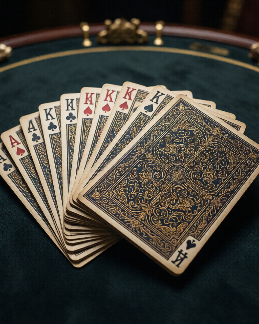 Card game table scene — کارڈ گیمز