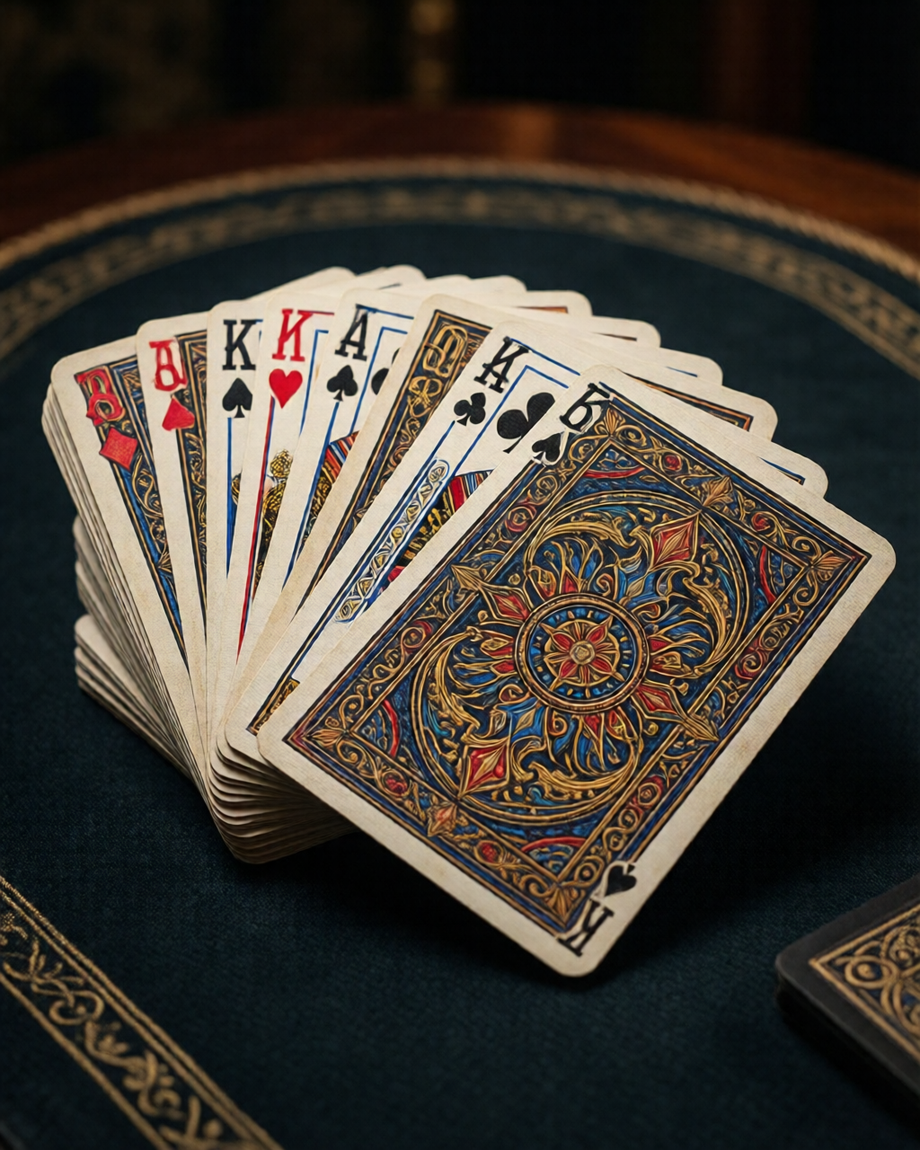 Card game table scene — کارڈ گیمز