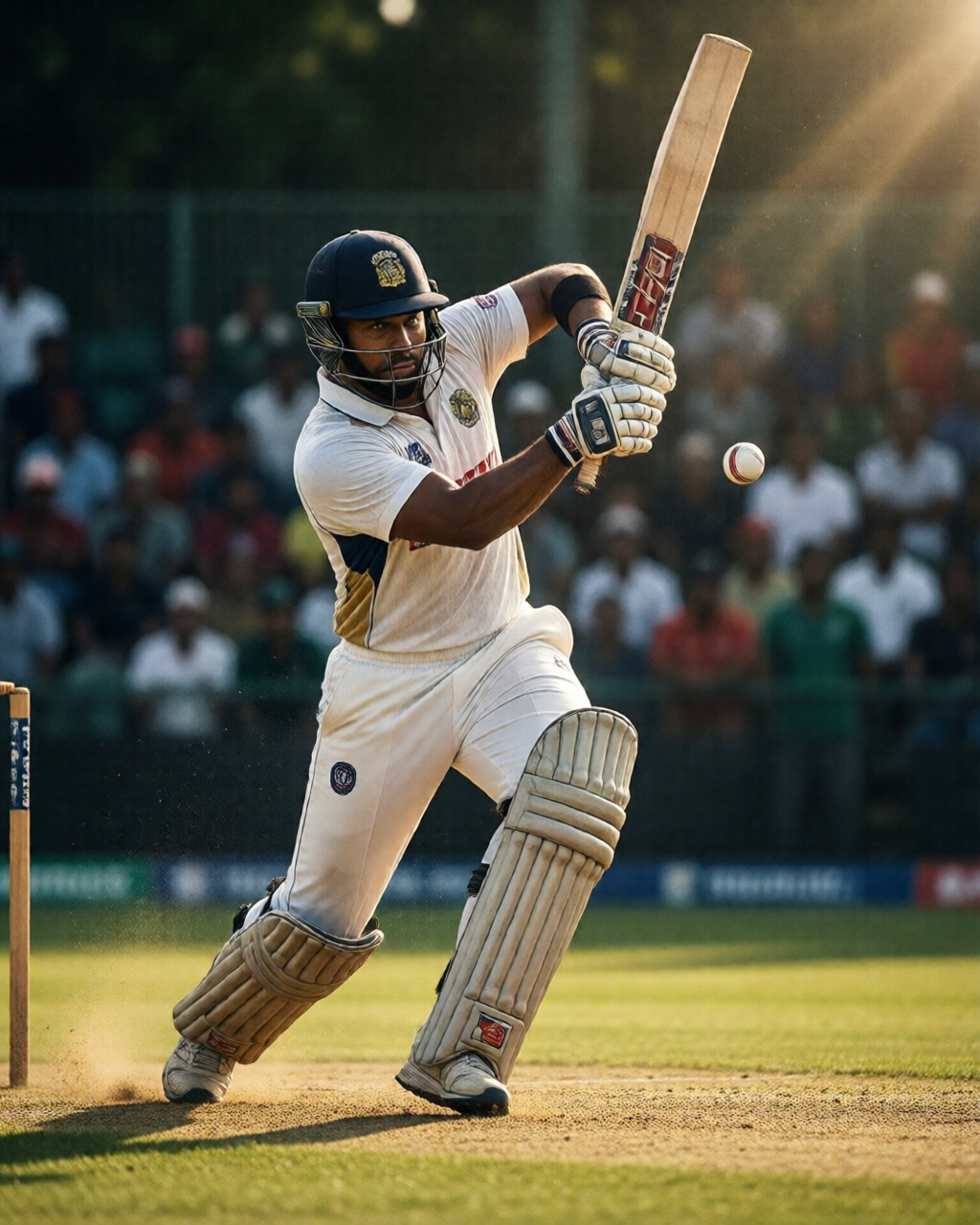 Cricket match scene — विकेट वॉच