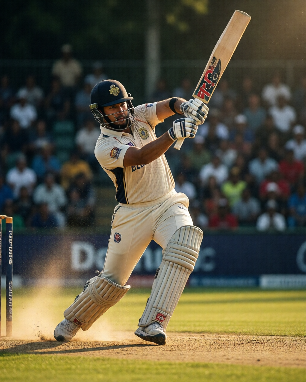 Cricket match scene — پچ رپورٹ