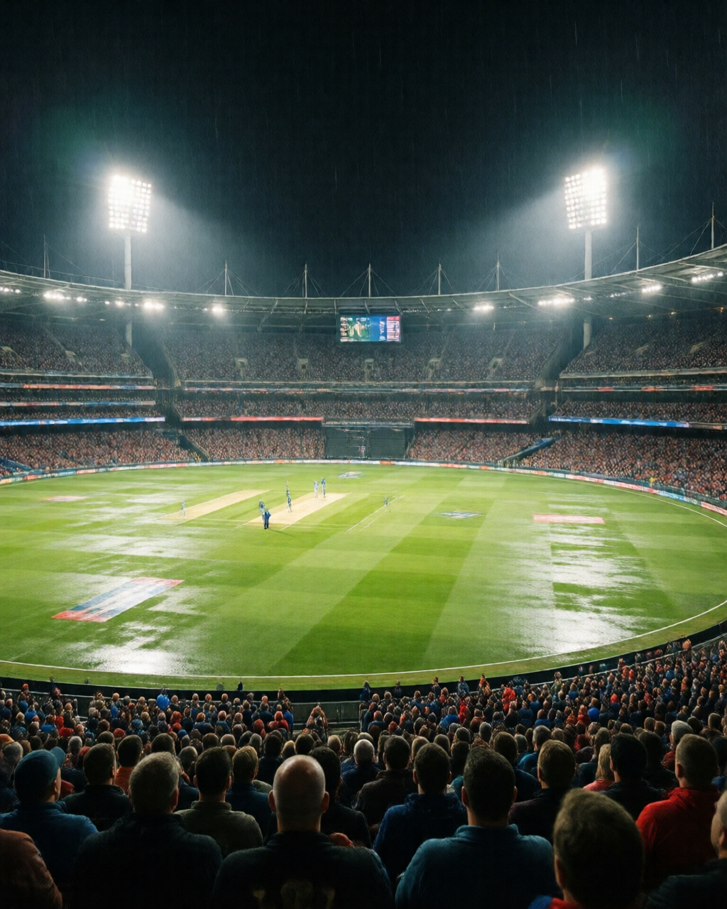 Cricket match scene — باؤلنگ تجزیہ