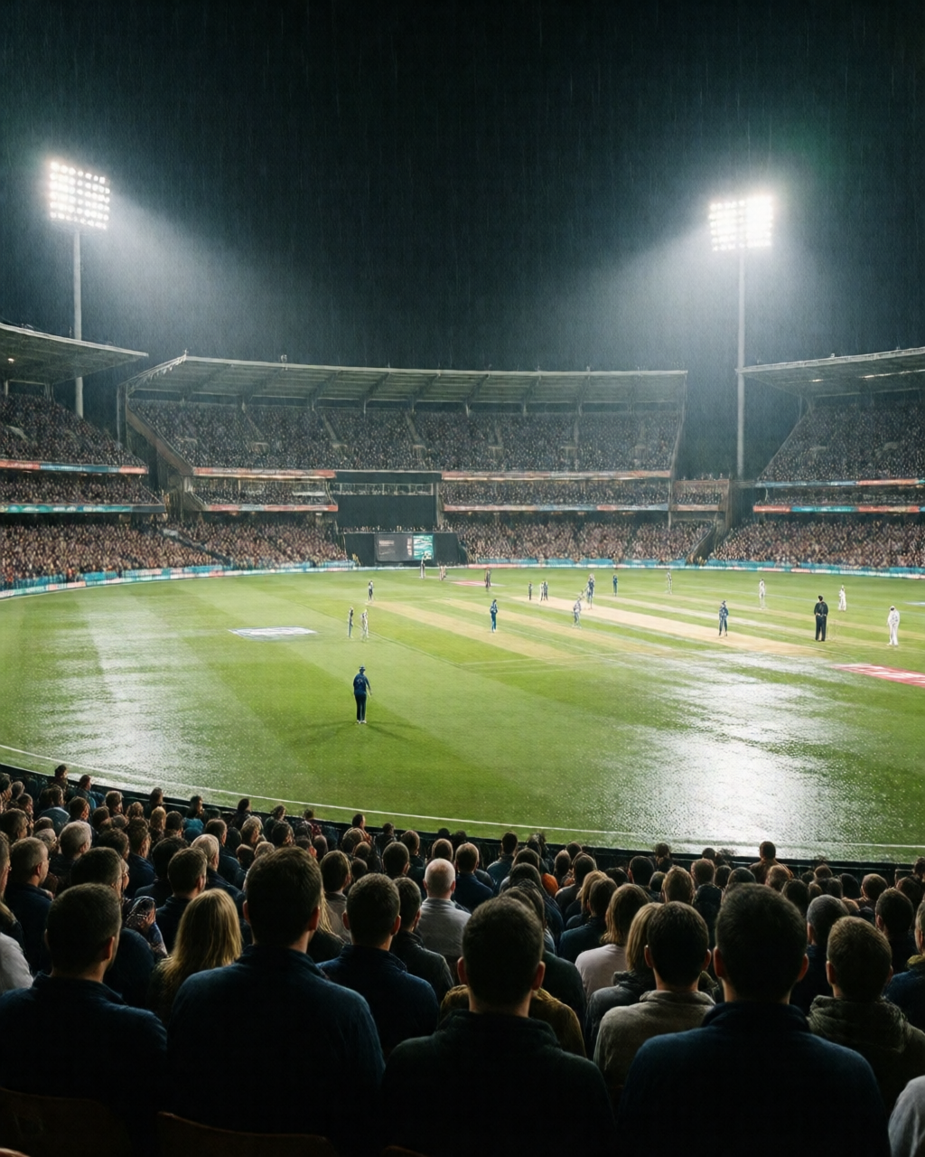 Cricket match scene — کرکٹ گائیڈ
