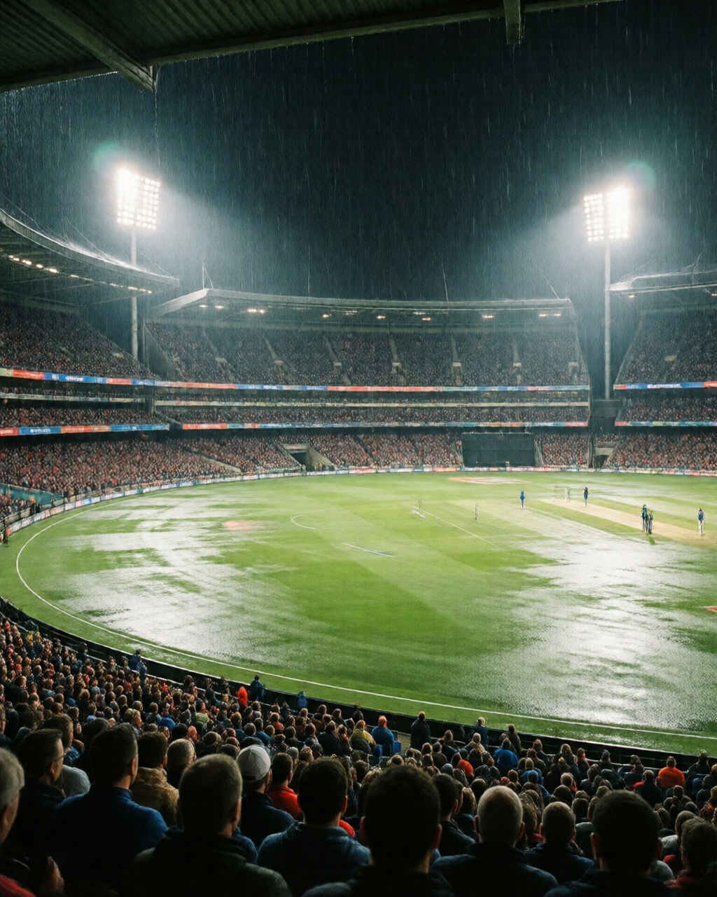 Cricket match scene — میچ ڈے کرکٹ