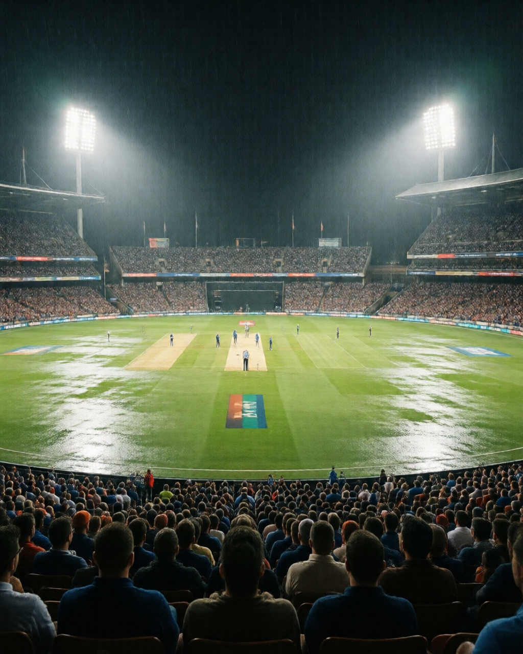 Cricket match scene — ম্যাচ ডে ক্রিকেট