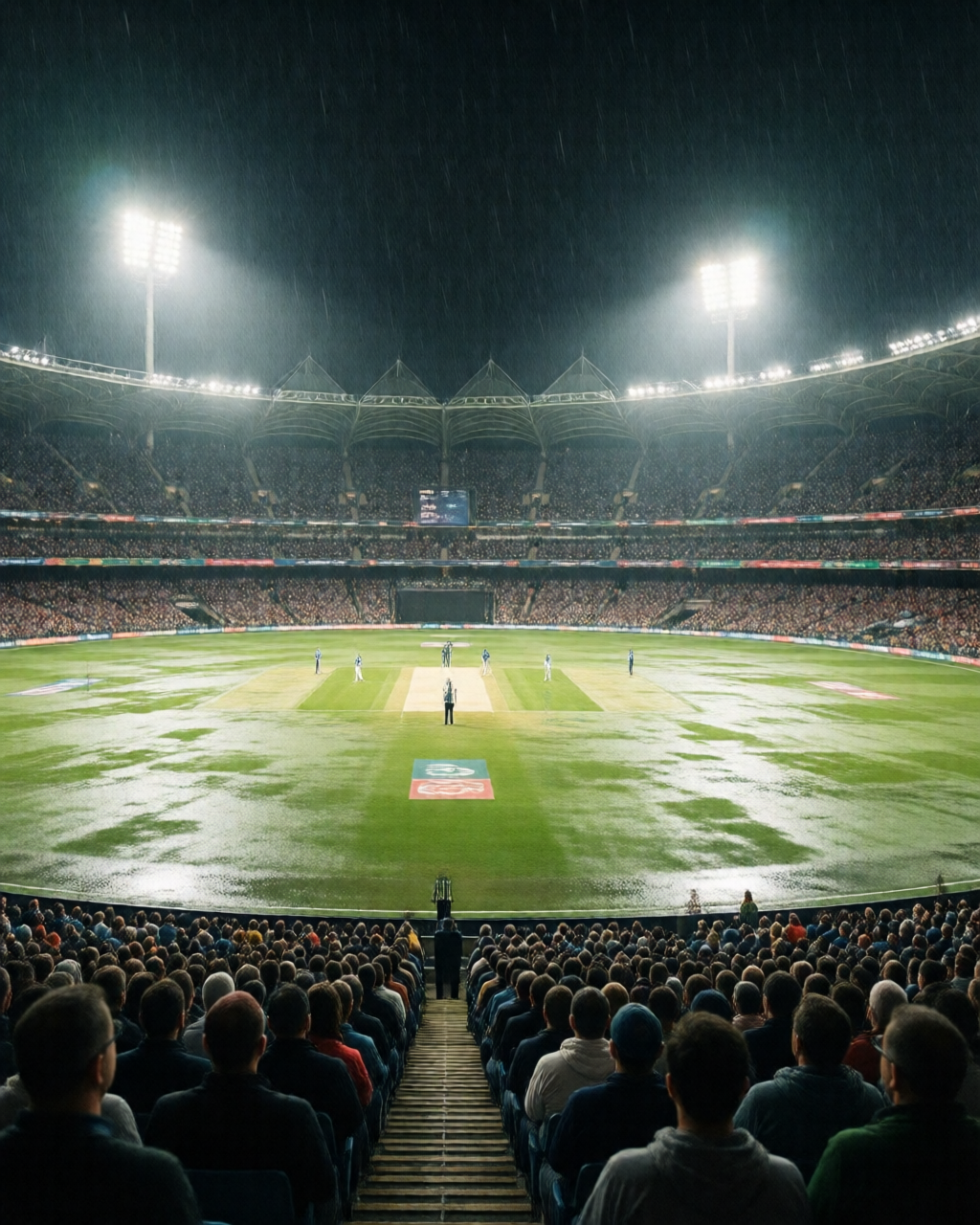 Cricket match scene — ক্রিকেট আলোচনা