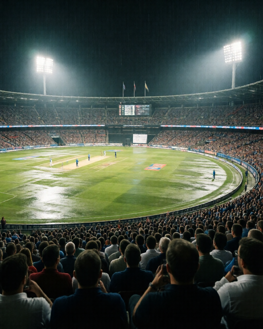 Cricket match scene — ম্যাচ ডে ক্রিকেট