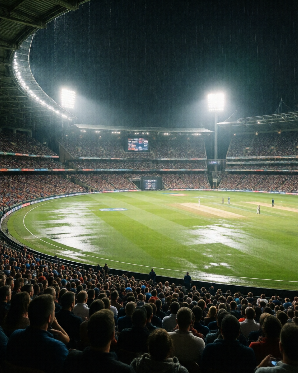 Cricket match scene — ব্যাটিং নোটস