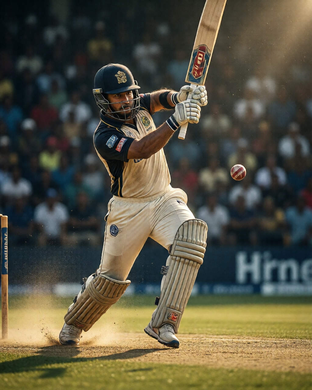 Cricket match scene — क्रिकेट प्रेमी