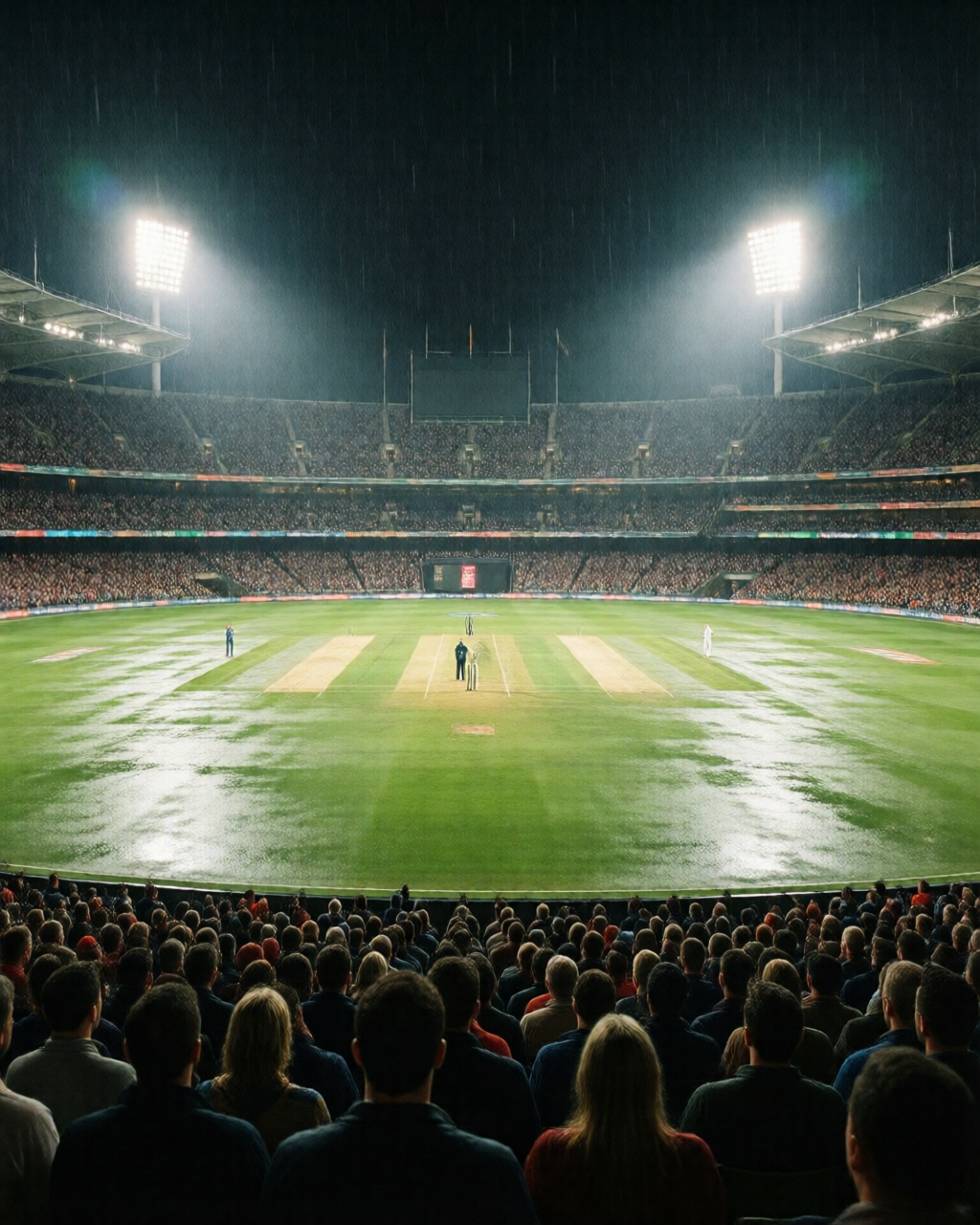 Cricket match scene — क्रिकेट प्रेमी
