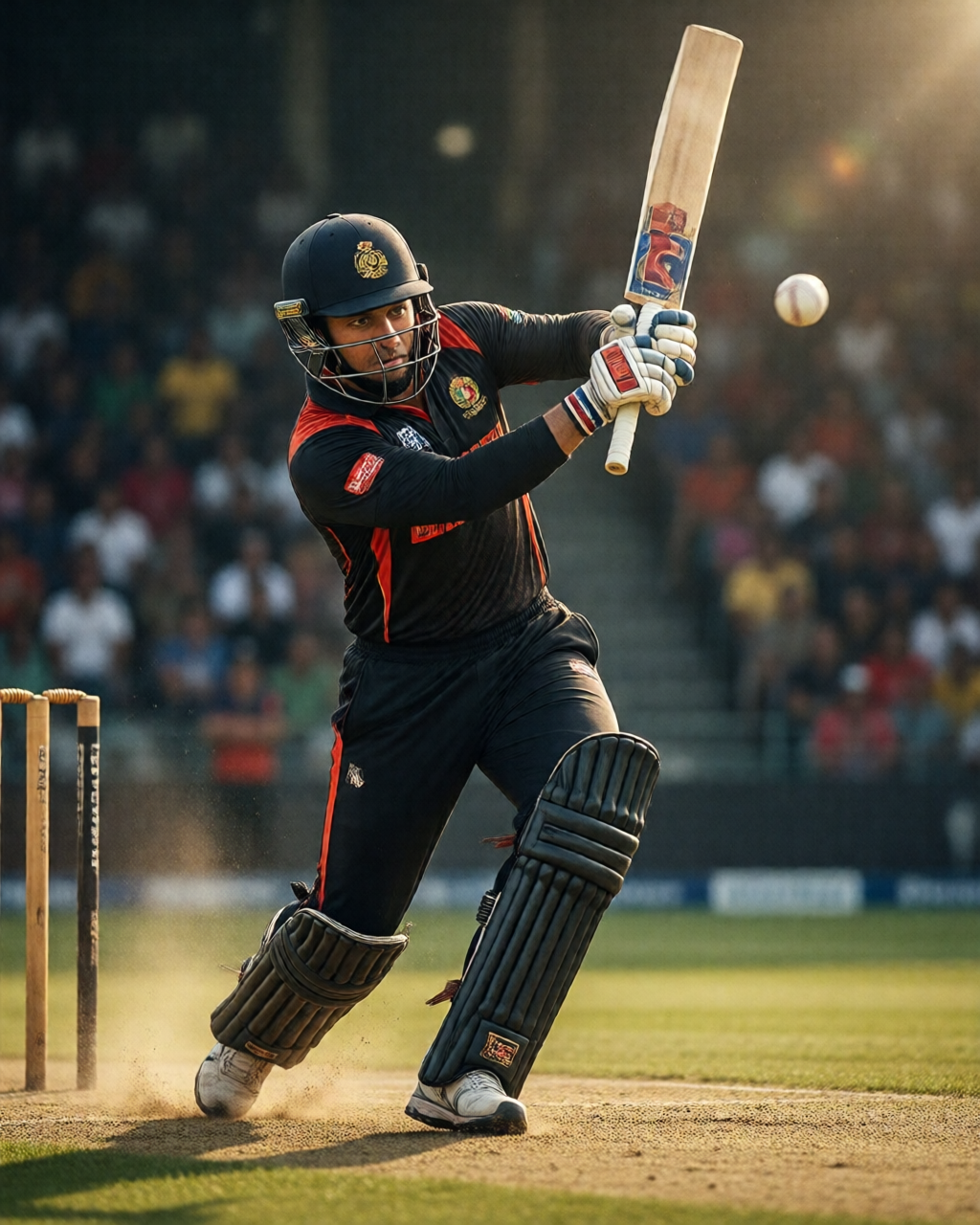 Cricket match scene — क्रिकेट चर्चा