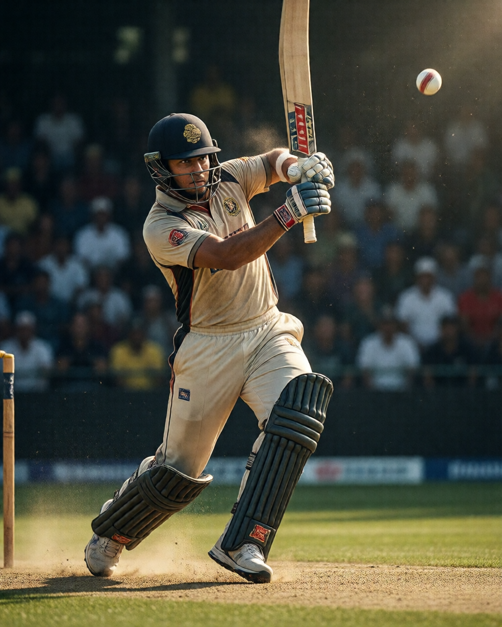 Cricket match scene — क्रिकेट प्रेमी