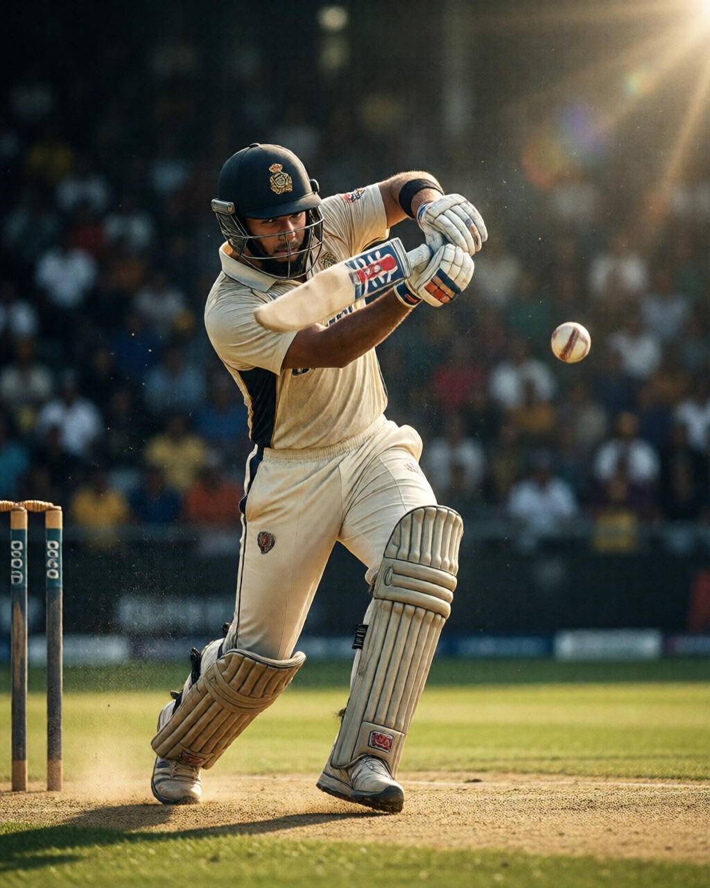 Cricket match scene — गेंदबाजी विश्लेषण