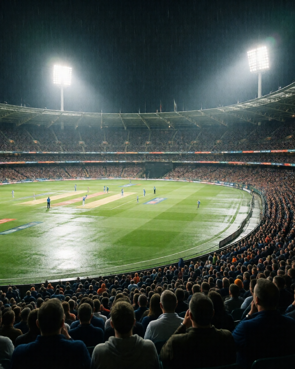 Cricket match scene — میچ ڈے کرکٹ