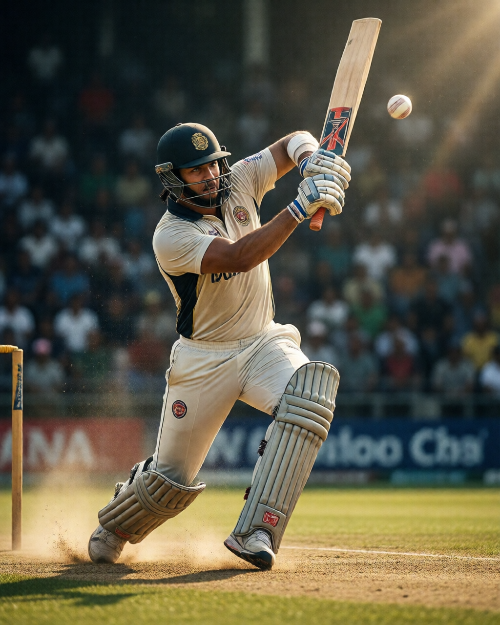 Cricket match scene — پچ رپورٹ