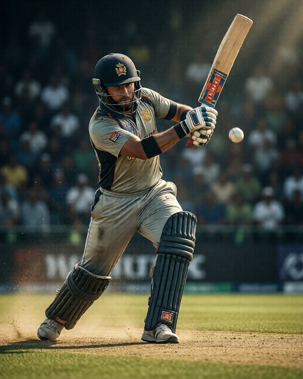 Cricket match scene — کھیل کا میدان