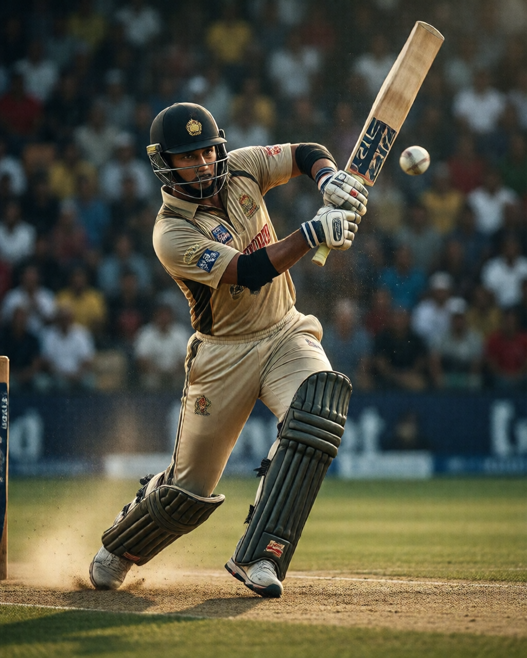 Cricket match scene — کھیل کا میدان