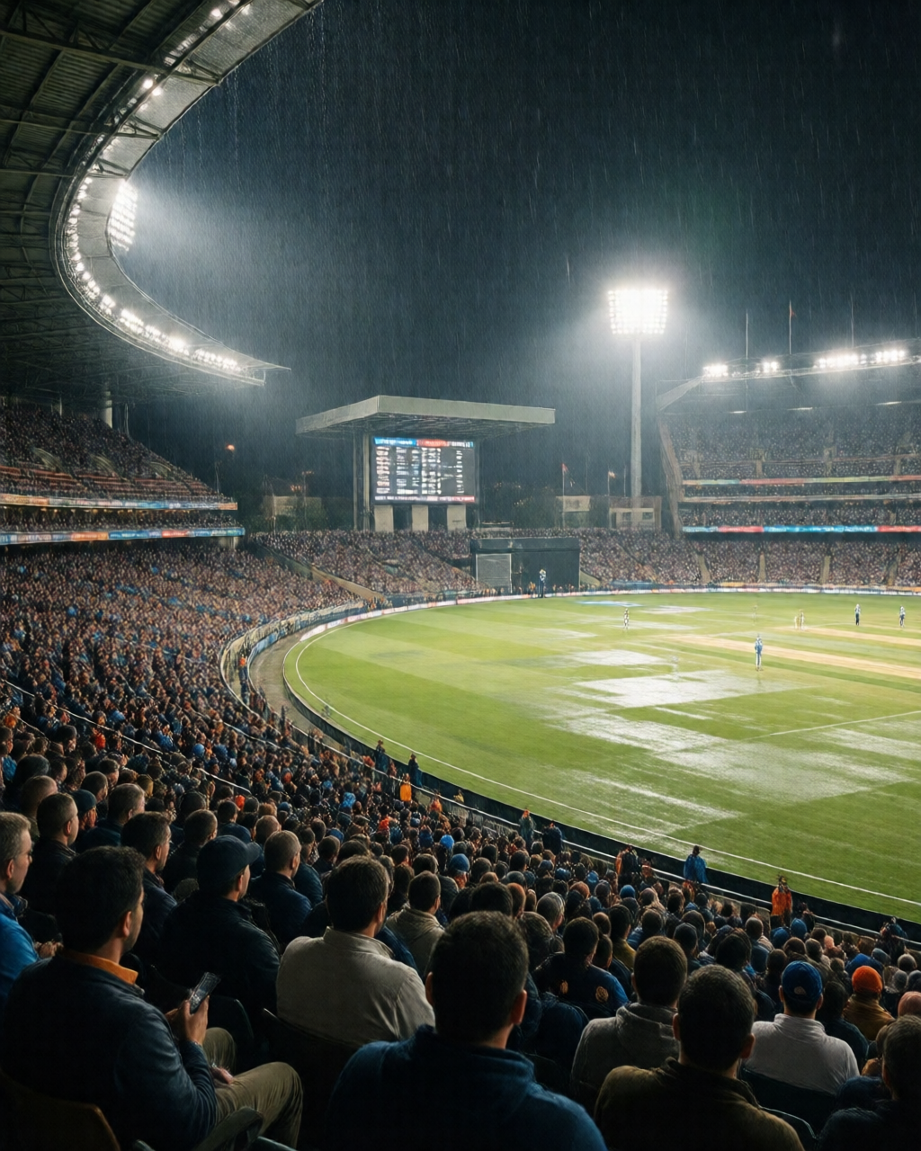 Cricket match scene — کرکٹ گائیڈ