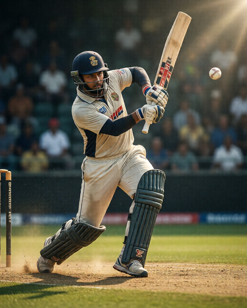 Cricket match scene — پچ رپورٹ