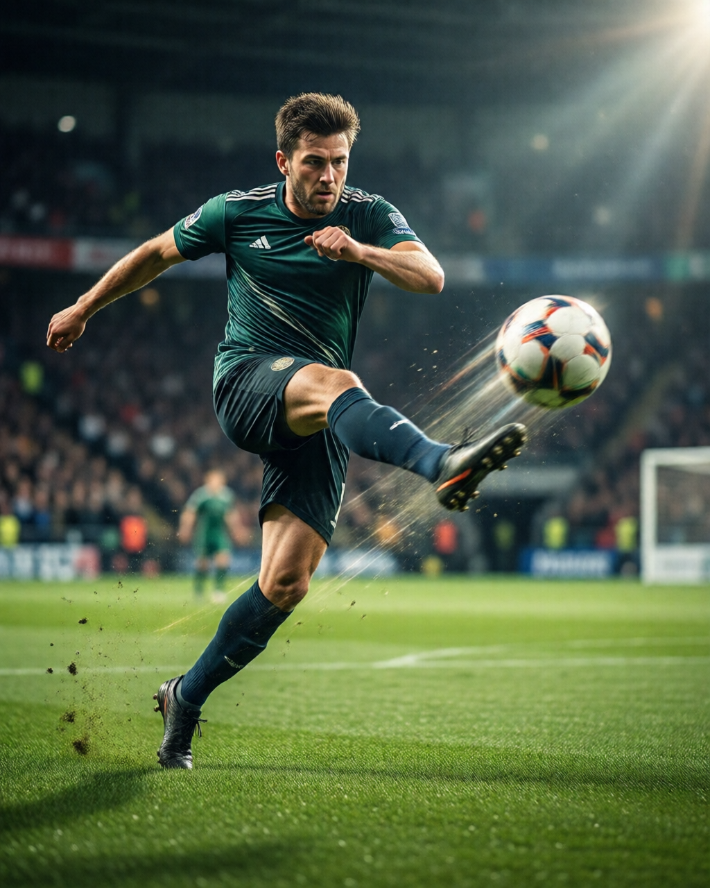 Football stadium scene — Sudut Jurulatih