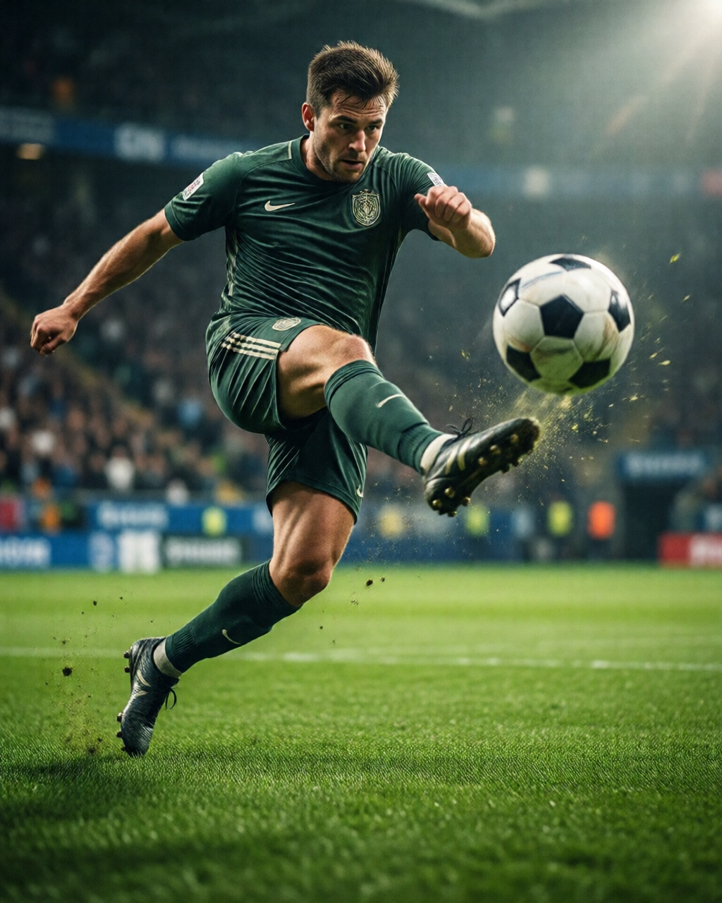 Football stadium scene — Sudut Jurulatih