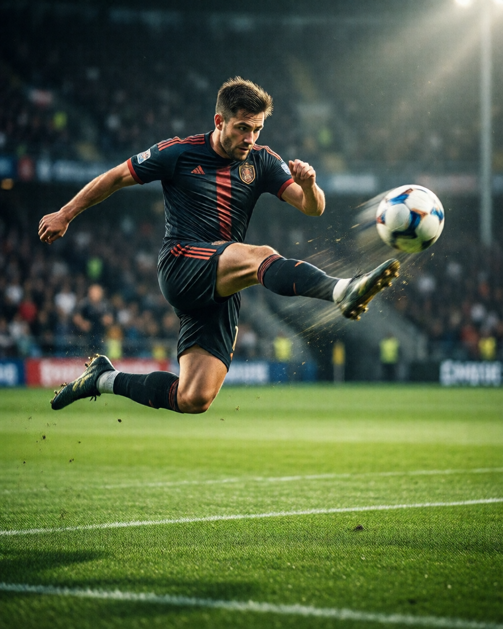 Football stadium scene — Berita Piala Dunia