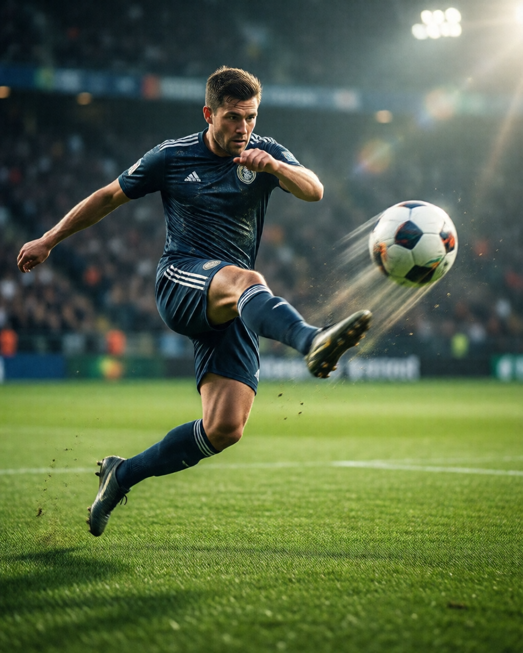 Football stadium scene — Sudut Jurulatih