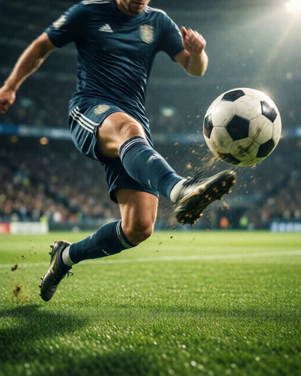 Football stadium scene — ဘောလုံးကစားနည်း