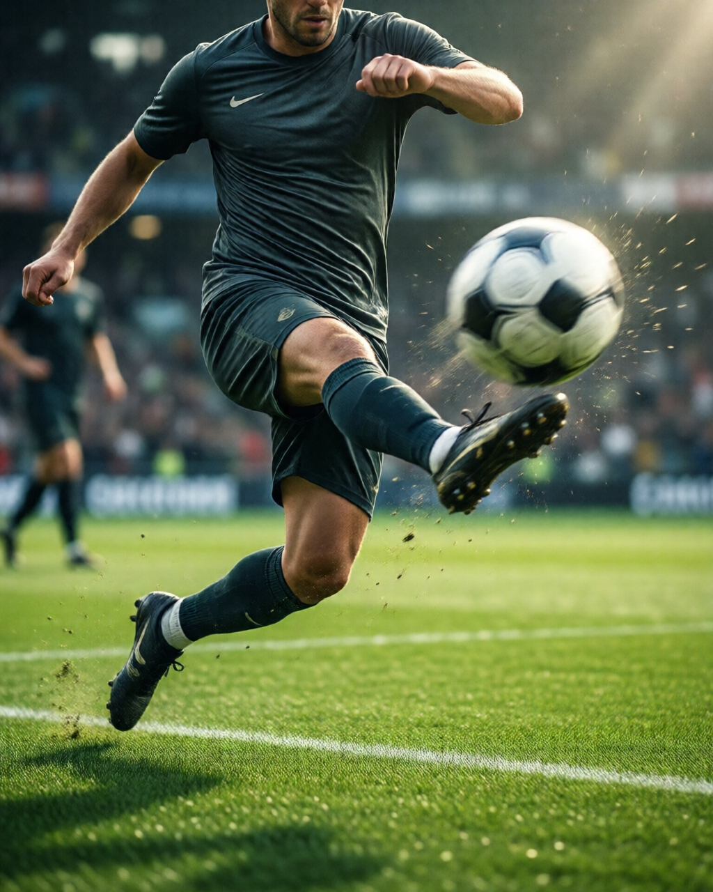 Football stadium scene — Football Compass