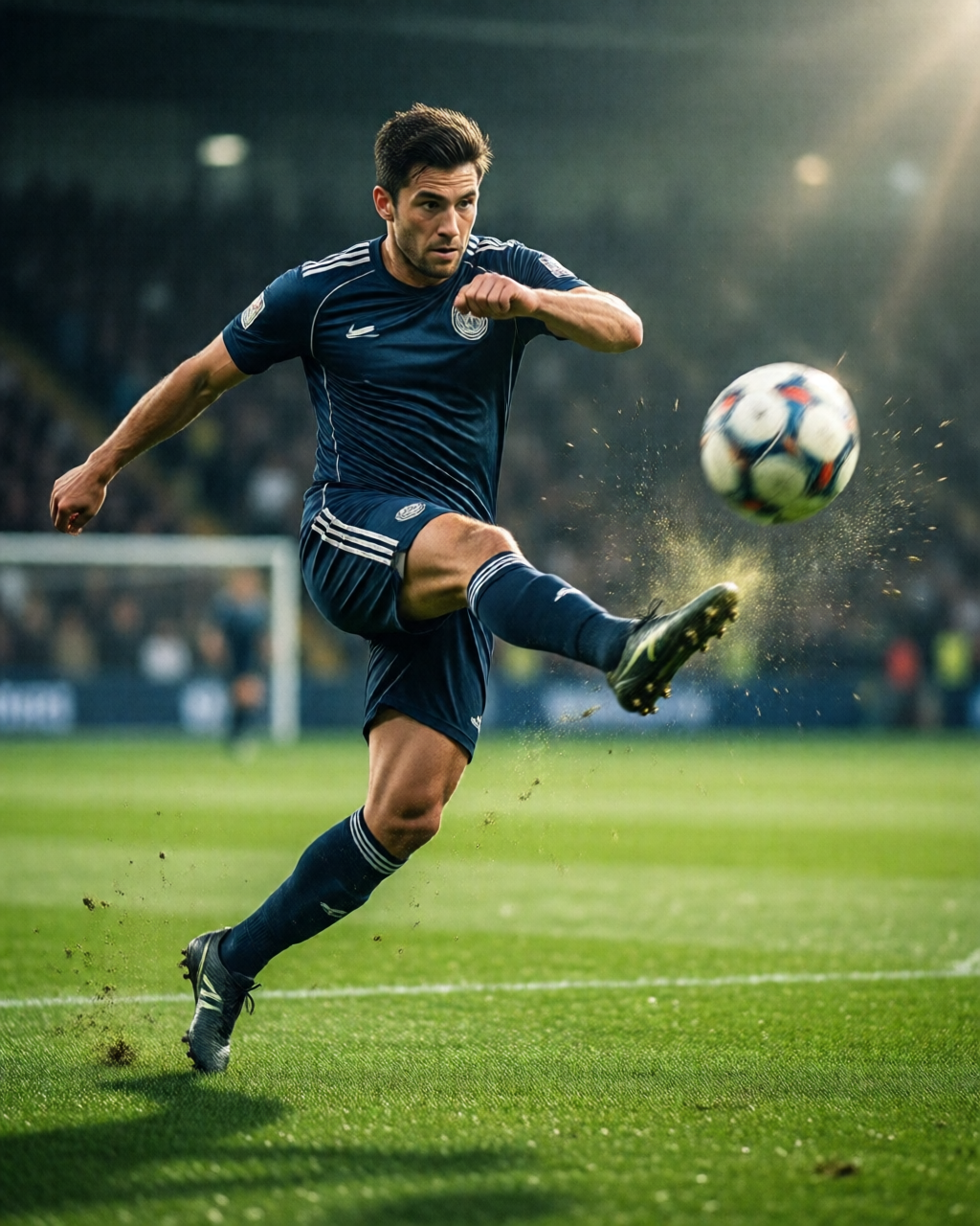 Football stadium scene — Sudut Jurulatih