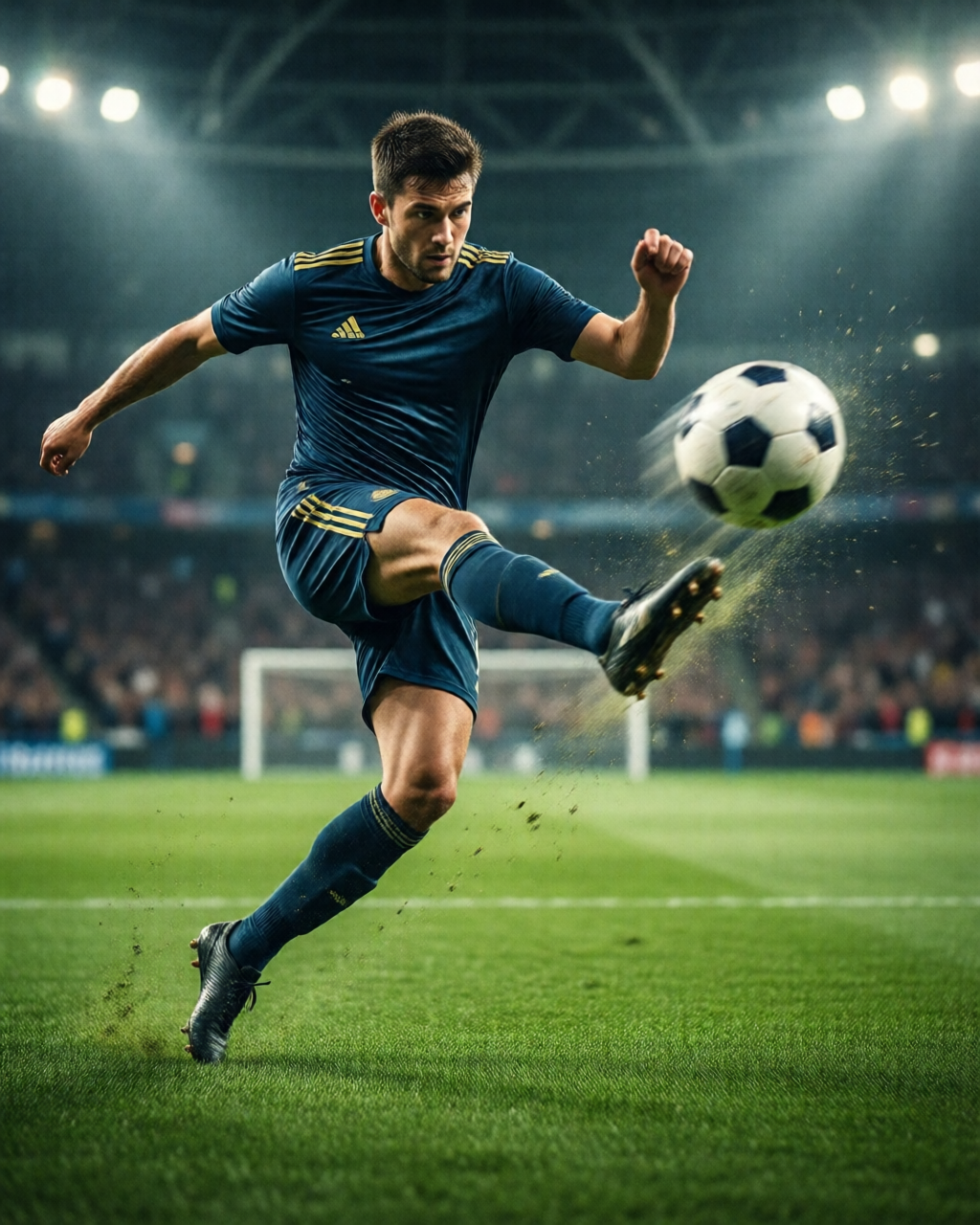 Football stadium scene — Sudut Jurulatih