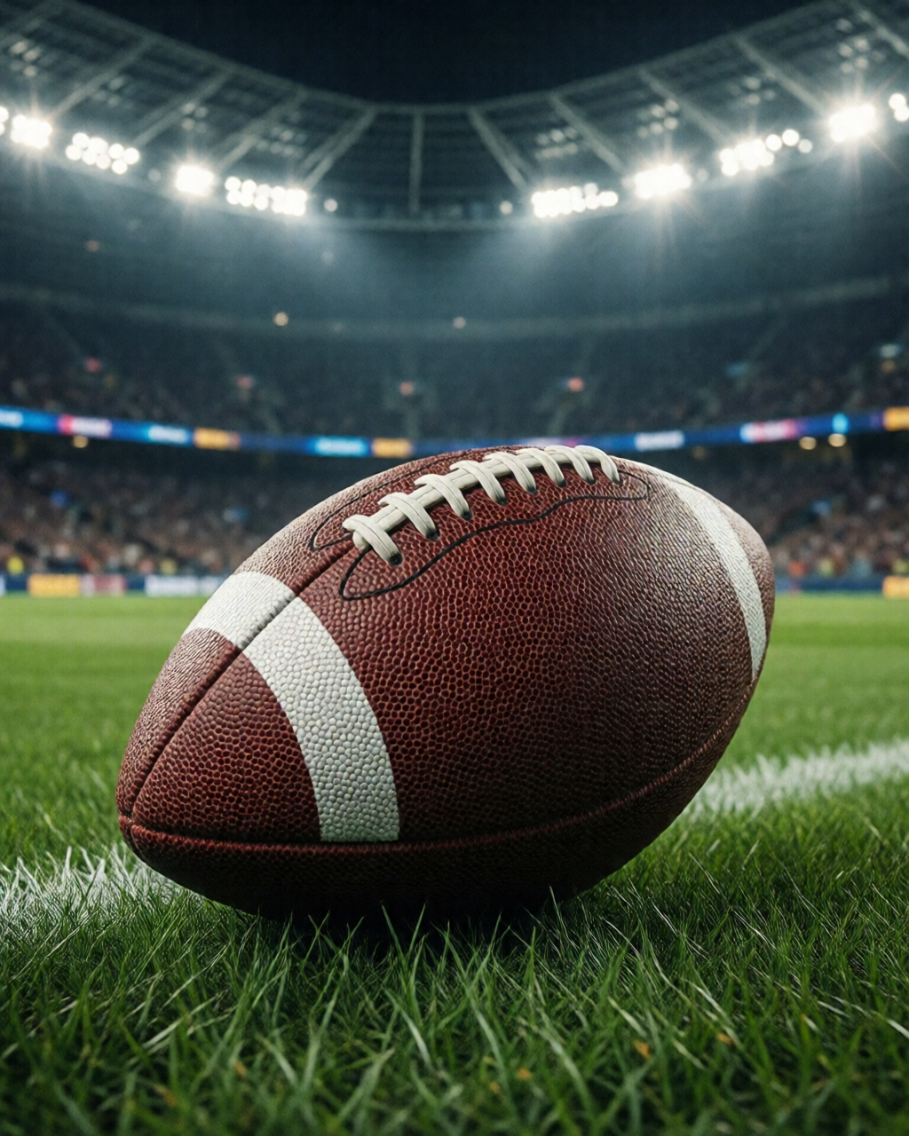 Football stadium scene — 教练视角