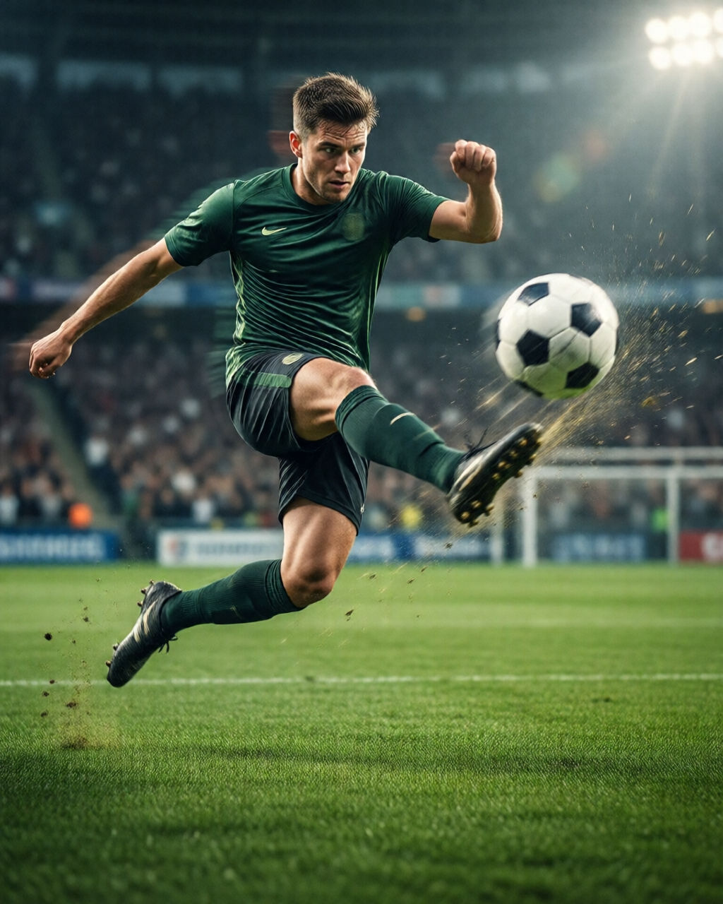 Football stadium scene — World Cup Hub